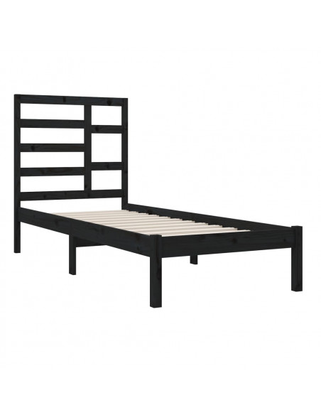 Giroletto Nero in Legno Massello 100x200 cm
