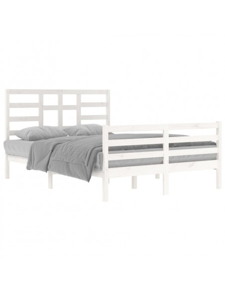 Giroletto Bianco in Legno Massello 140x200 cm