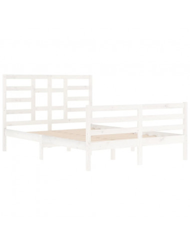 Giroletto Bianco in Legno Massello 140x200 cm