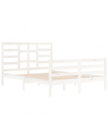 Giroletto Bianco in Legno Massello 140x200 cm