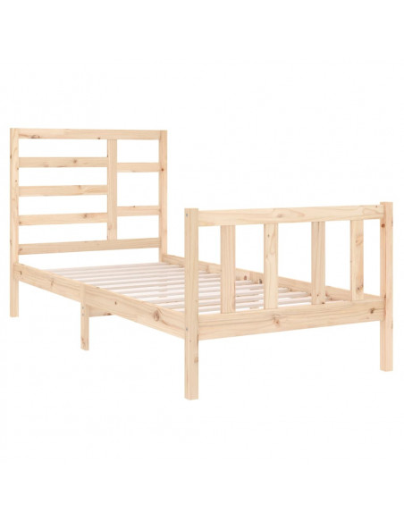 Giroletto in Legno Massello 75x190 cm Small Single