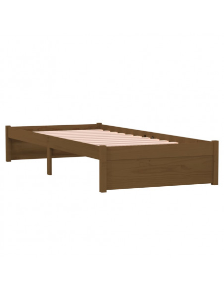 Giroletto Miele in Legno Massello 75x190 cm Small Single
