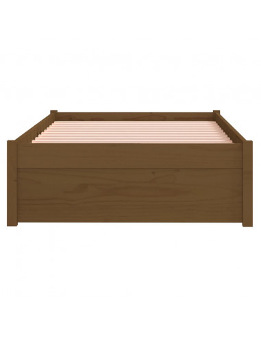 Giroletto Miele in Legno Massello 75x190 cm Small Single