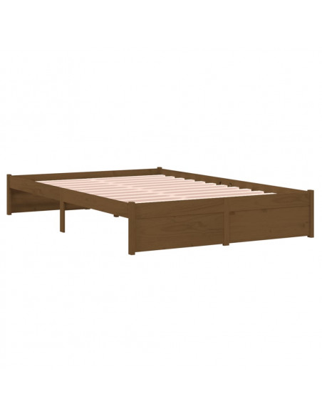 Giroletto Miele in Legno Massello 120x190 cm Small Double