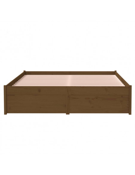 Giroletto Miele in Legno Massello 120x190 cm Small Double