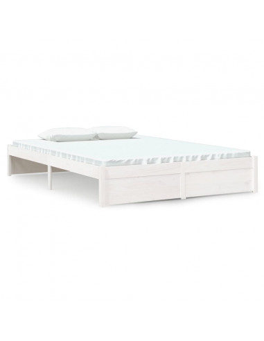 Giroletto Bianco in Legno Massello 135x190 cm Double