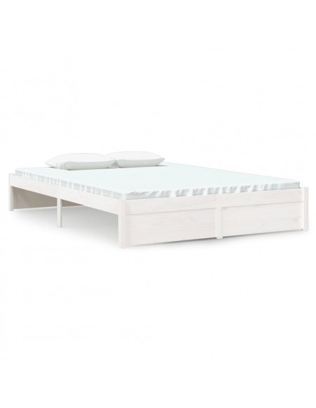 Giroletto Bianco in Legno Massello 135x190 cm Double