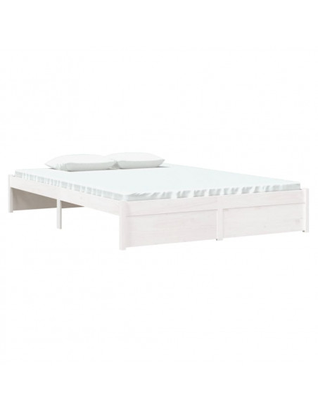 Giroletto Bianco in Legno Massello 135x190 cm Double