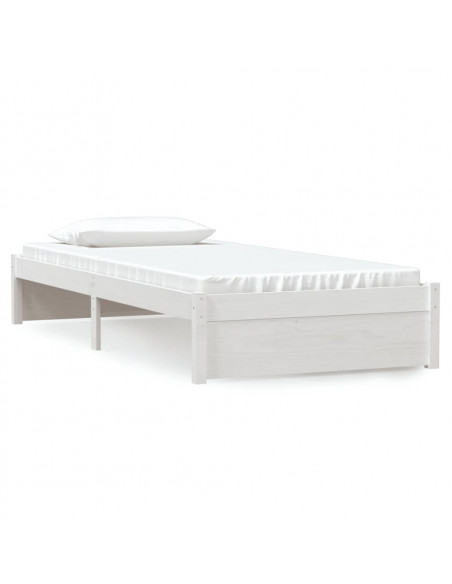 Giroletto Bianco in Legno Massello 90x200 cm