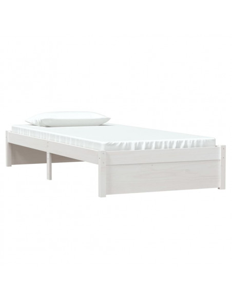Giroletto Bianco in Legno Massello 90x200 cm