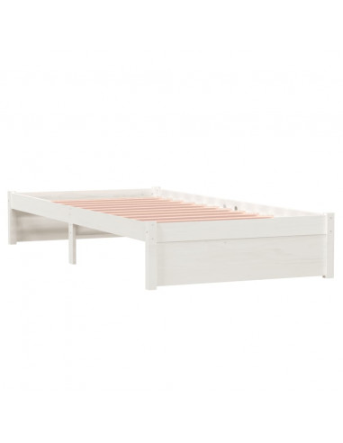 Giroletto Bianco in Legno Massello 90x200 cm