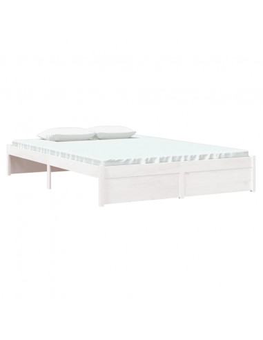 Giroletto Bianco in Legno Massello 140x200 cm