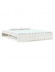 Giroletto Bianco in Legno Massello 180x200 cm Super King 2