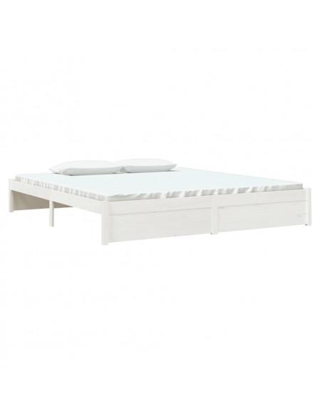 Giroletto Bianco in Legno Massello 180x200 cm Super King