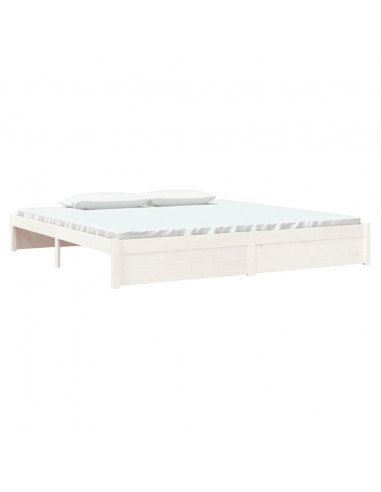 Giroletto Bianco in Legno Massello 200x200 cm