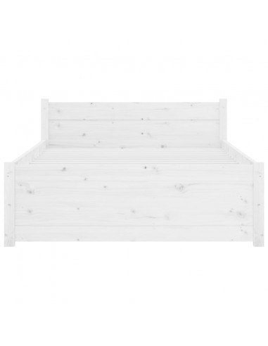 Giroletto Bianco in Legno Massello 75x190 cm Small Single