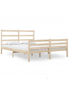 Giroletto in Legno Massello di Pino 120x190cm Small Double 2