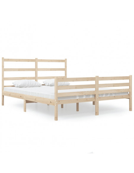 Giroletto in Legno Massello di Pino 120x190cm Small Double
