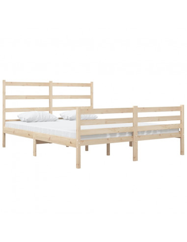 Giroletto in Legno Massello di Pino 120x190cm Small Double