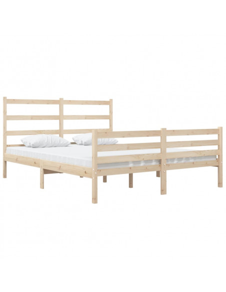 Giroletto in Legno Massello di Pino 120x190cm Small Double