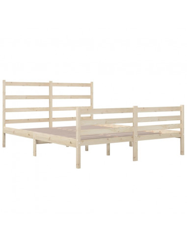 Giroletto in Legno Massello di Pino 120x190cm Small Double