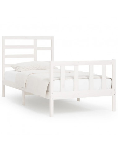 Giroletto Bianco in Legno Massello di Pino 100x200 cm