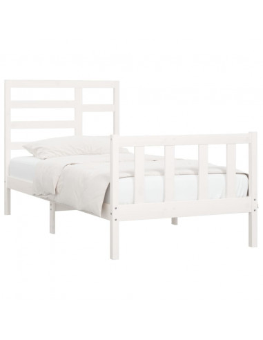 Giroletto Bianco in Legno Massello di Pino 100x200 cm