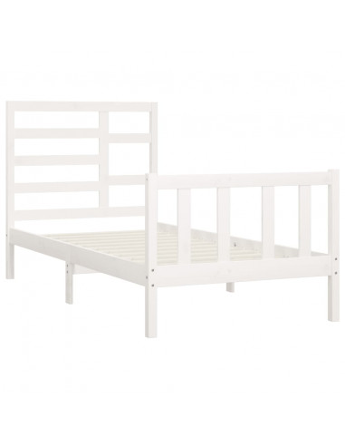 Giroletto Bianco in Legno Massello di Pino 100x200 cm