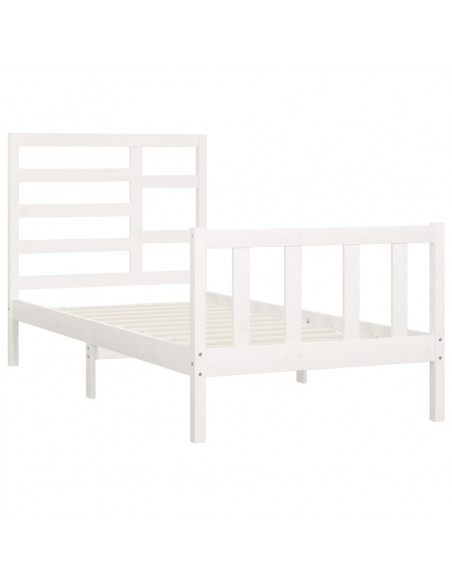 Giroletto Bianco in Legno Massello di Pino 100x200 cm