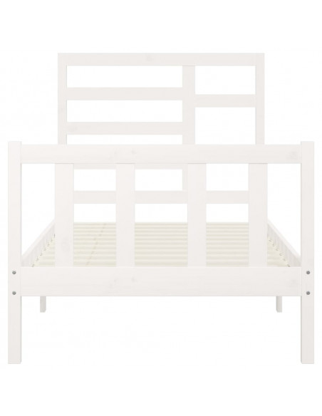 Giroletto Bianco in Legno Massello di Pino 100x200 cm