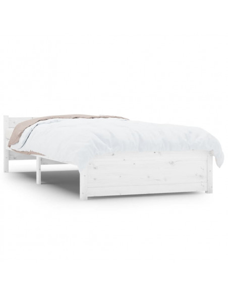 Giroletto Bianco in Legno Massello 90x200 cm