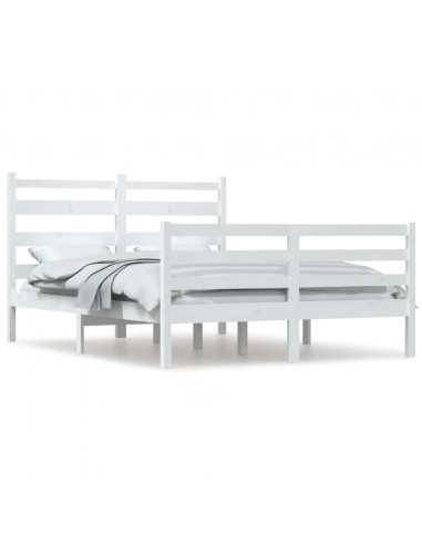 Giroletto Bianco in Legno Massello di Pino 120x200 cm