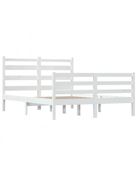 Giroletto Bianco in Legno Massello di Pino 120x200 cm