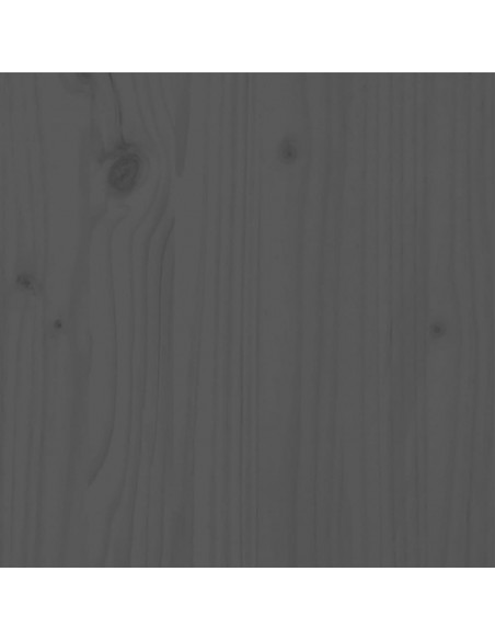 Giroletto Grigio in Legno Massello di Pino 200x200 cm