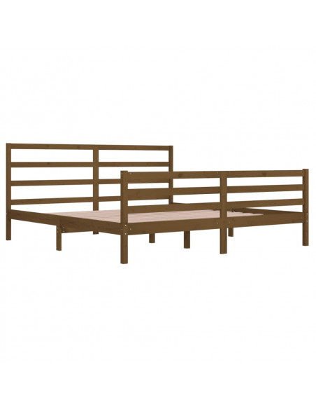 Giroletto Miele in Legno Massello di Pino 200x200 cm