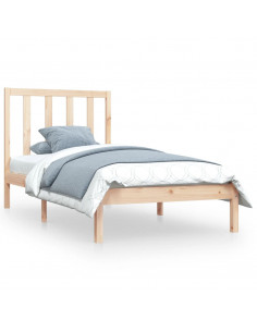 Giroletto in Legno Massello di Pino 90x190 cm Single 2