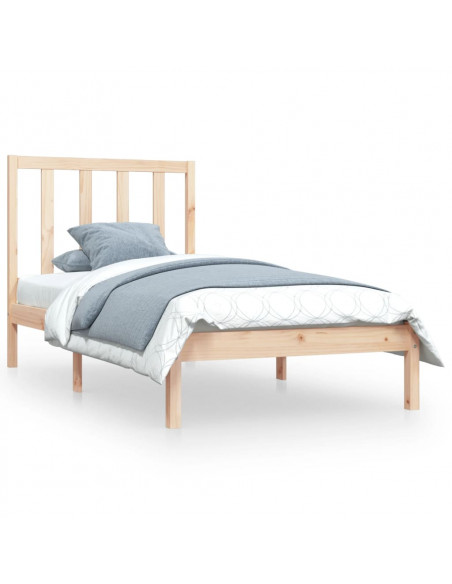 Giroletto in Legno Massello di Pino 90x190 cm Single