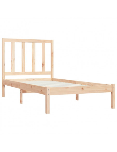 Giroletto in Legno Massello di Pino 90x190 cm Single