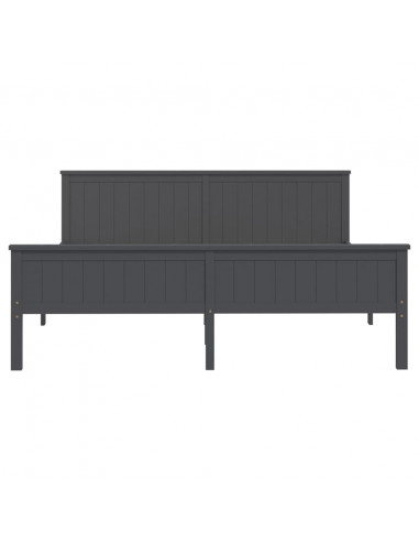 Giroletto Grigio in Legno Massello di Pino 200x200 cm