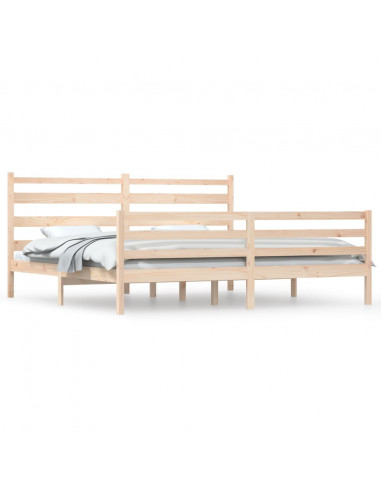 Giroletto in Legno Massello di Pino 200x200 cm