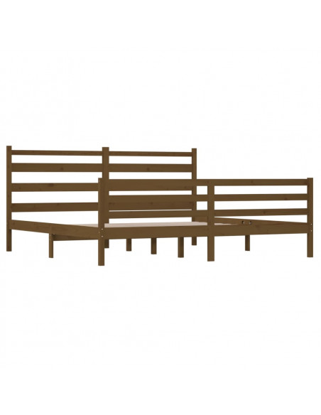 Giroletto in Legno Massello di Pino 200x200 cm Miele