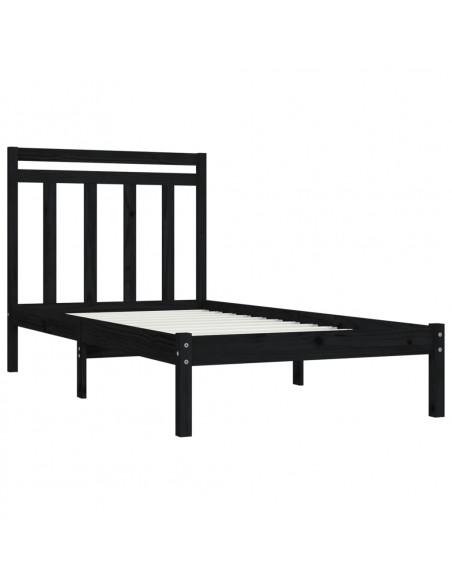 Giroletto Nero in Legno Massello 100x200 cm