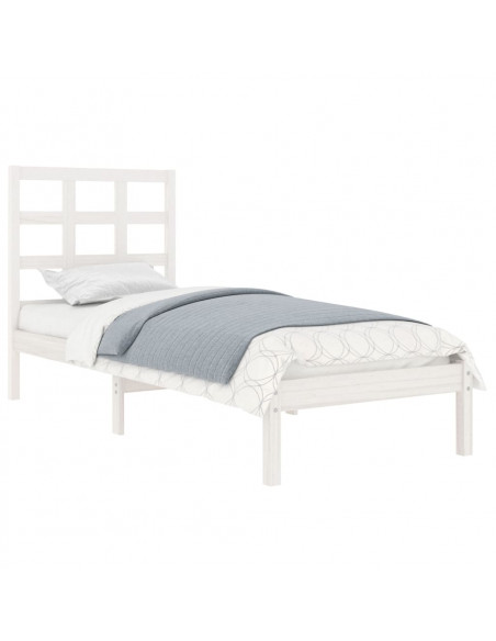 Giroletto Bianco in Legno Massello 90x200 cm