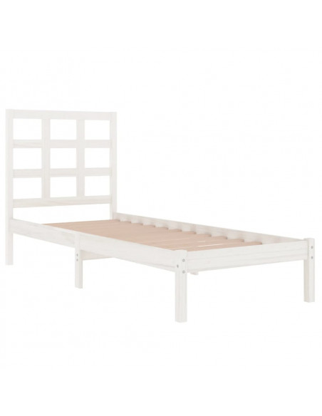 Giroletto Bianco in Legno Massello 90x200 cm