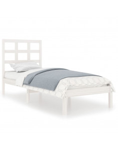 Giroletto Bianco in Legno Massello 100x200 cm 2