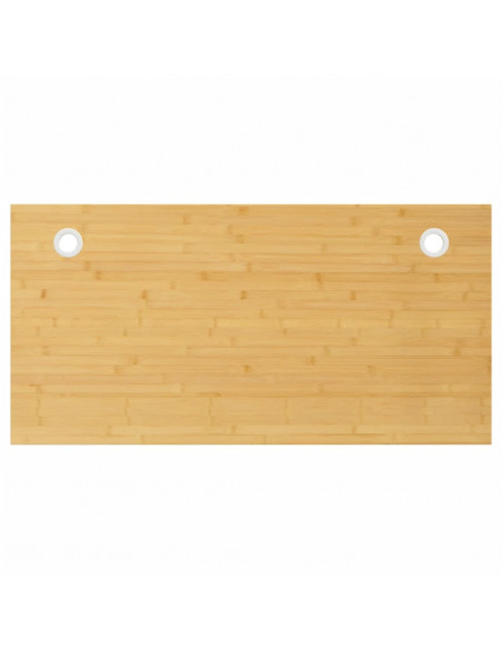 Piano Scrivania 80x40x2,5 cm in Bambù