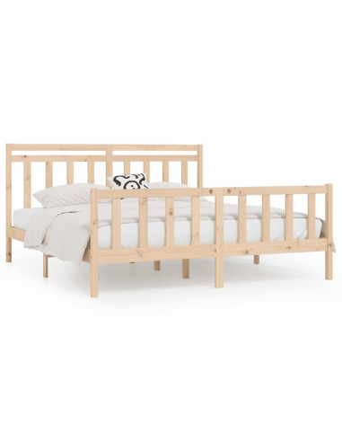 Giroletto in Legno Massello di Pino 200x200 cm