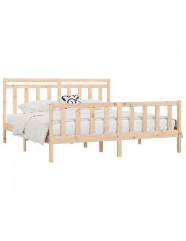 Giroletto in Legno Massello di Pino 200x200 cm