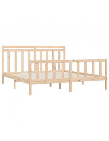 Giroletto in Legno Massello di Pino 200x200 cm