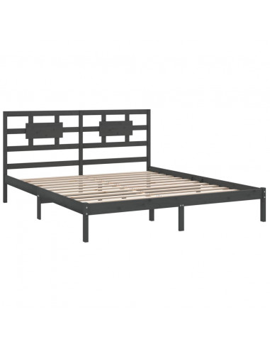 Giroletto Grigio in Legno Massello 200x200 cm